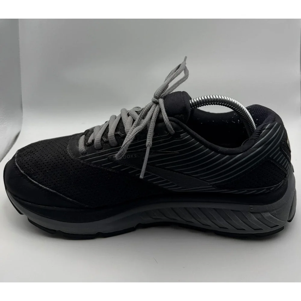 Brooks Addiction Walker Shoes Mens 9 Black Excellent Slip Resistant Walking DNA